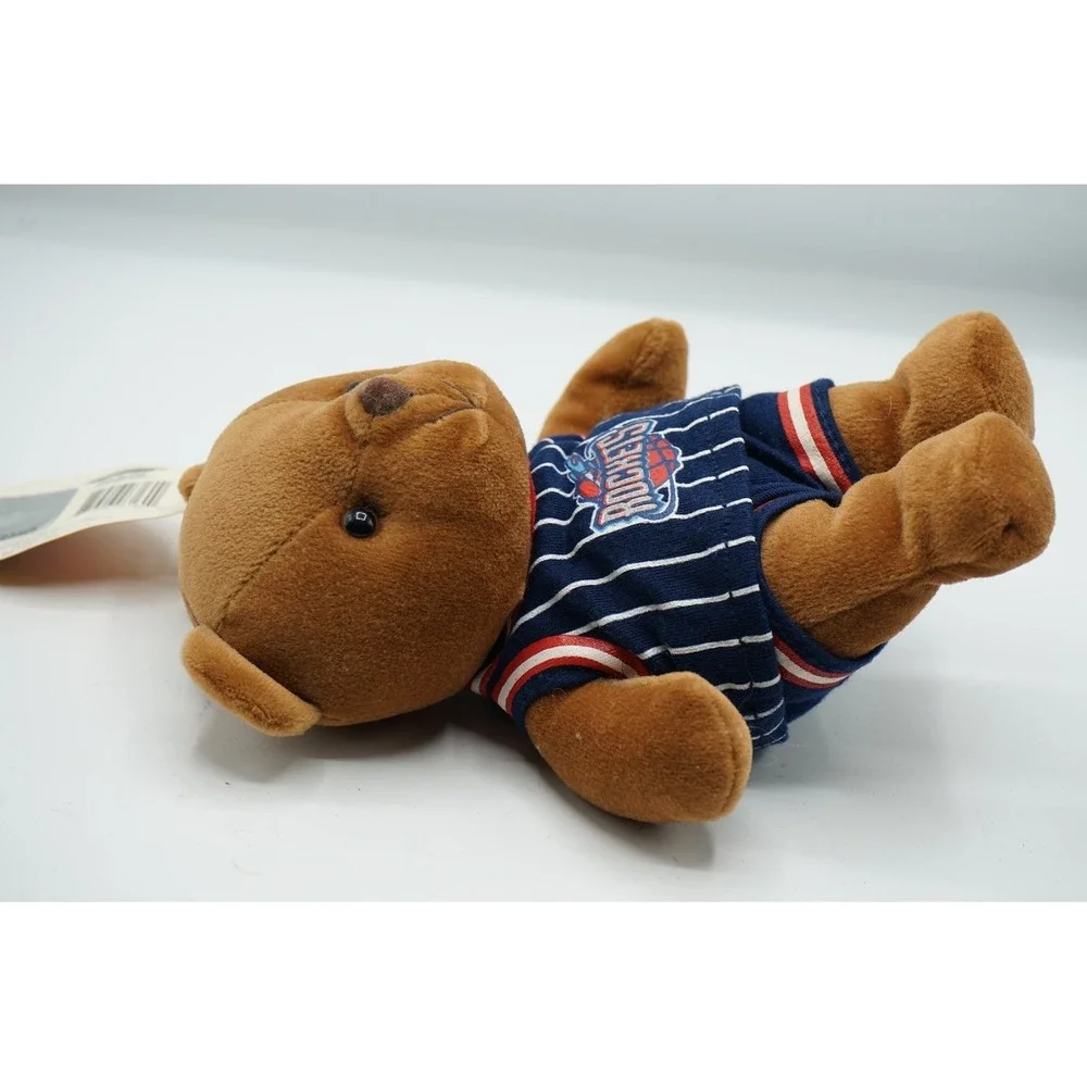 Vintage Teddy Bear ~ Houston Rockets of the 90s ~ Brown ~ 8